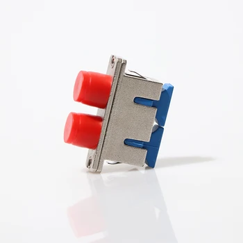 

20pcs FC-SC/SC-FC Dual Core Adapter Fiber Optic Singlemode Coulper With Flange Duplex FC Multimode Coupler