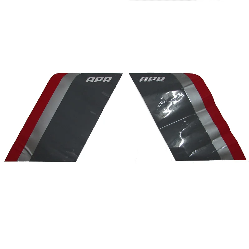 Gray Silver Red Супер крутые наклейки в спортивном стиле для VW AUDI A3 A4 B8 B9/A5/A6 C7/A7/Q3/Q5/Q7/Q2 R8 TT для стайлинга автомобилей - Название цвета: Gray Silver Red