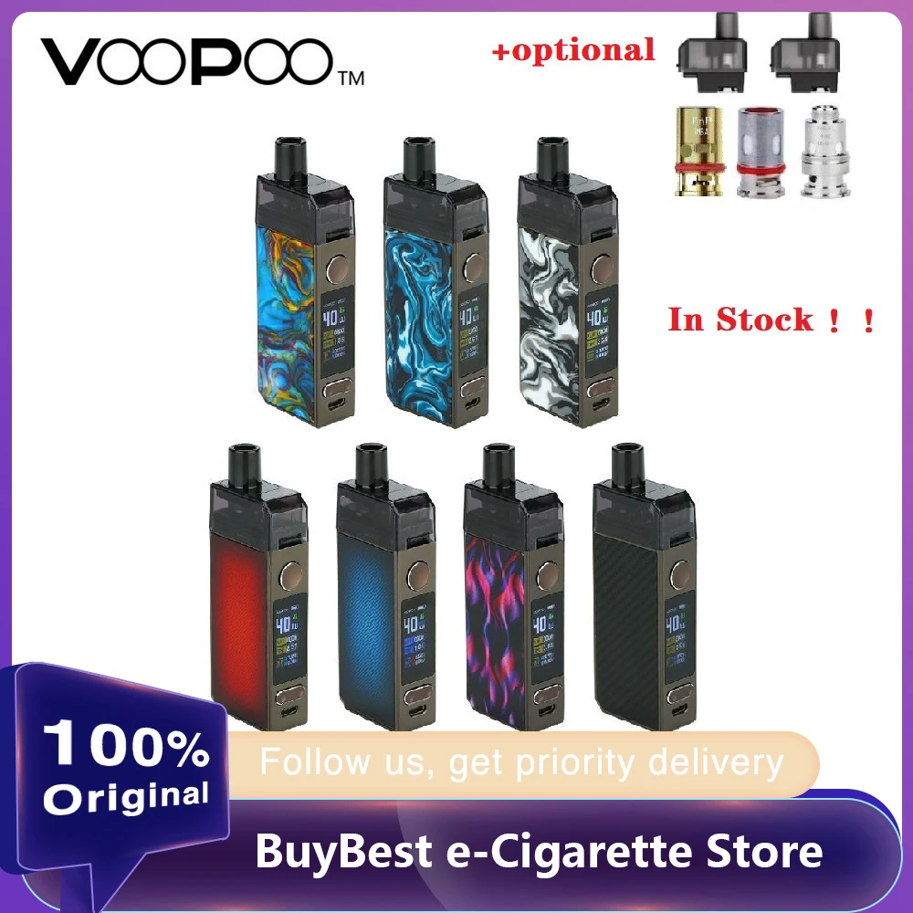 В наличии оригинал VOOPOO NAVI Pod Комплект с 1500 мА/ч Батарея 3 8 мл ген. AI (chips On Board) 40 Вт Navi