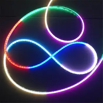 

Waterproof Flexible LED Neon Rope Light WS2811 5M DC12V IP68 LED Neon Tape Strip Light Decorative Lighting 20 Pixels Full Colors