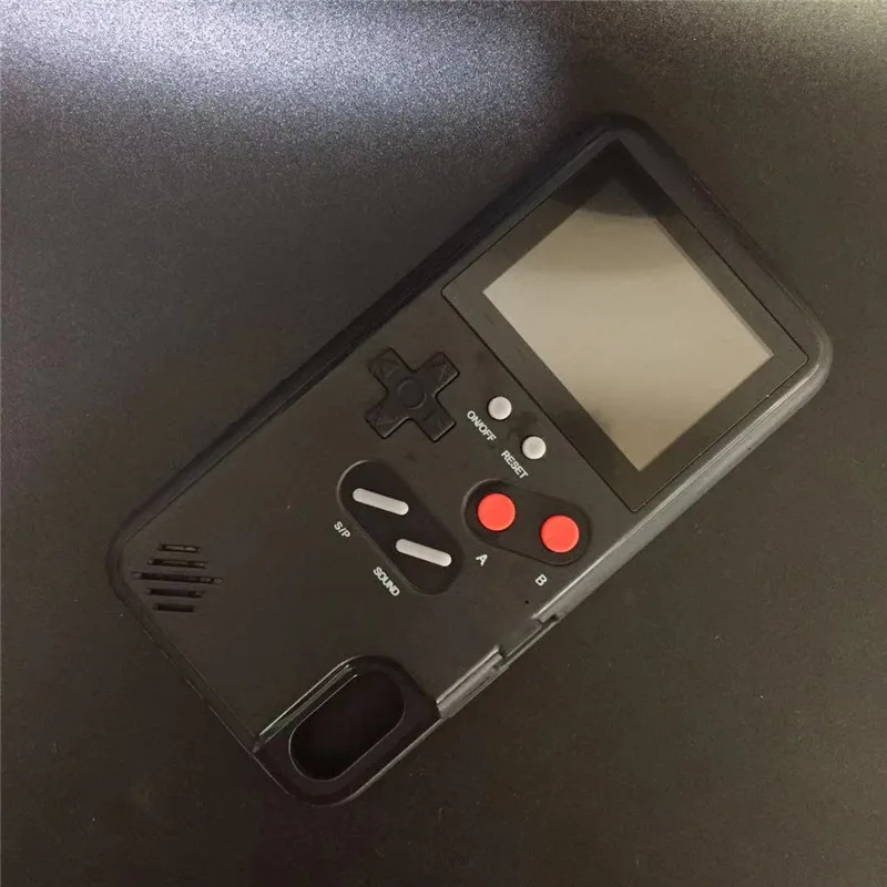 Игровой чехол s для huawei P20, чехол с цветным дисплеем, мягкая ТПУ Рамка Gameboy, чехол для телефона, чехол для huawei P30 PRO mate 20 PRO Nova 3 - Цвет: Черный