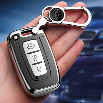 

Soft TPU Car Key Case Cover For Hyundai Solaris HB20 Veloster SR IX35 Accent Elantra i30 For KIA RIO K2 K3 Sportage Accessories