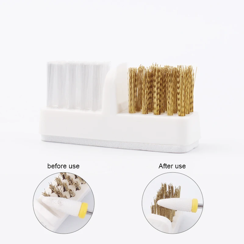 Carbide Nail Drill Bit Cleaner Manicure Brushes For Nail Accessories Tools Polishing Sanding Grinding Head Cleaning Brushes 4