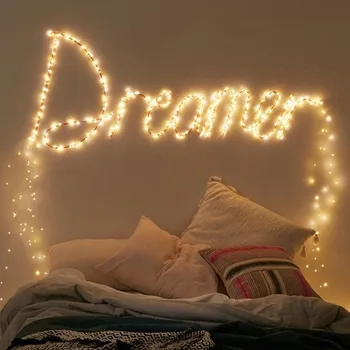 

LED String Lights Room Decoration Copper Wire Garland Powered By Battery Fairy Light Home Christmas Wedding Party Decoration