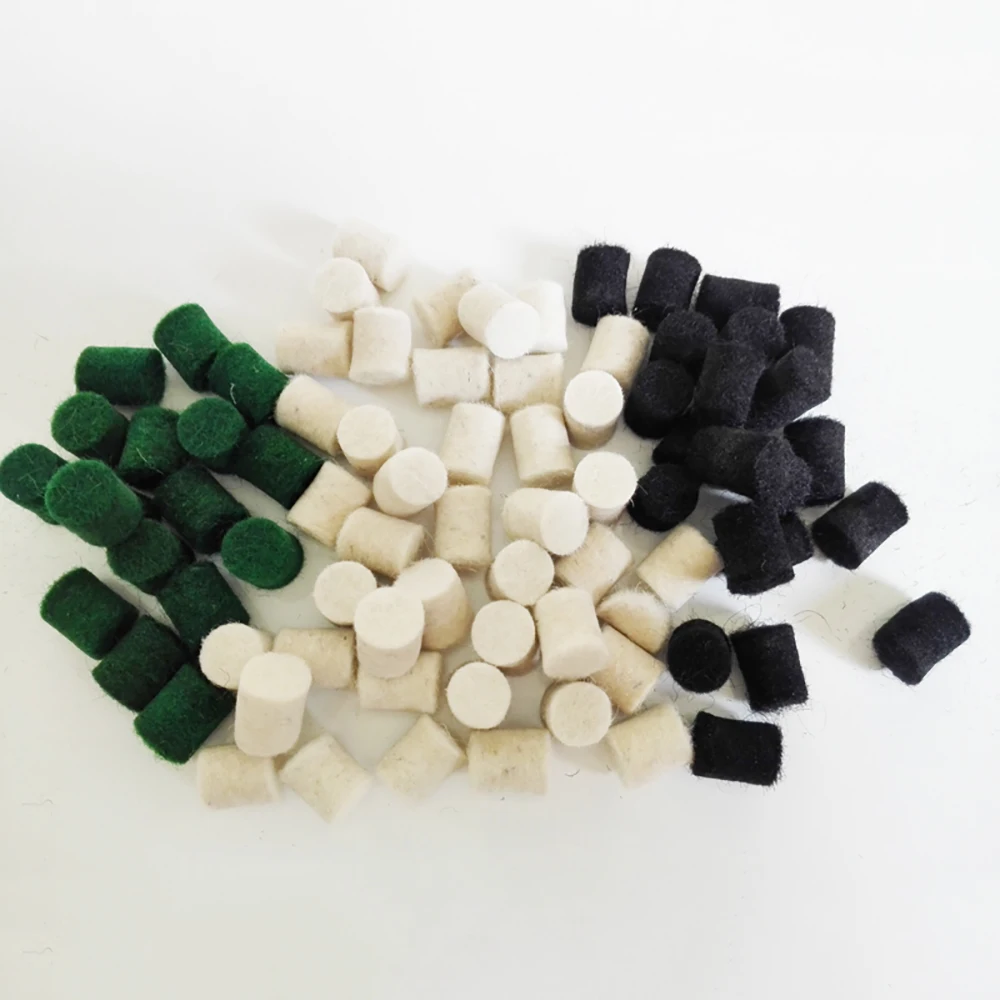 30pcs Three color 10 шт. саксофон фельты Кнопка войлочный саксофон войлочный коврик саксофон аксессуары музыкальный инструмент Аксессуары - Цвет: 30pcs Three color