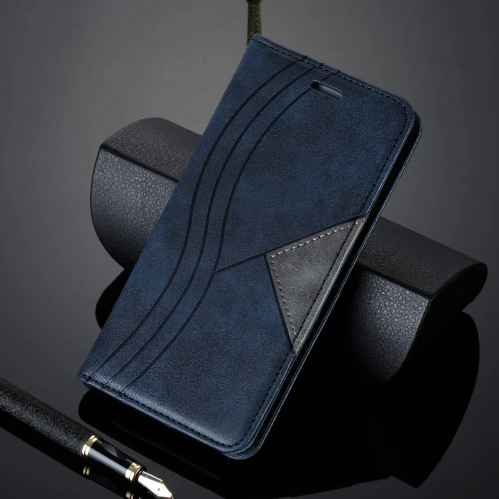Роскошный чехол для iPhone 11 ProMAX X XSMAX XR 6 6s 7 8 Plus, Магнитный кожаный чехол-бумажник, чехол для мобильного телефона
