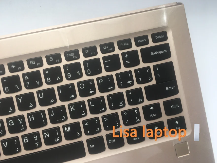 Для lenovo yoga 910-13ikb yoga 5 Pro оболочка клавиатура абсолютно новая золотая с отпечатком пальца русская