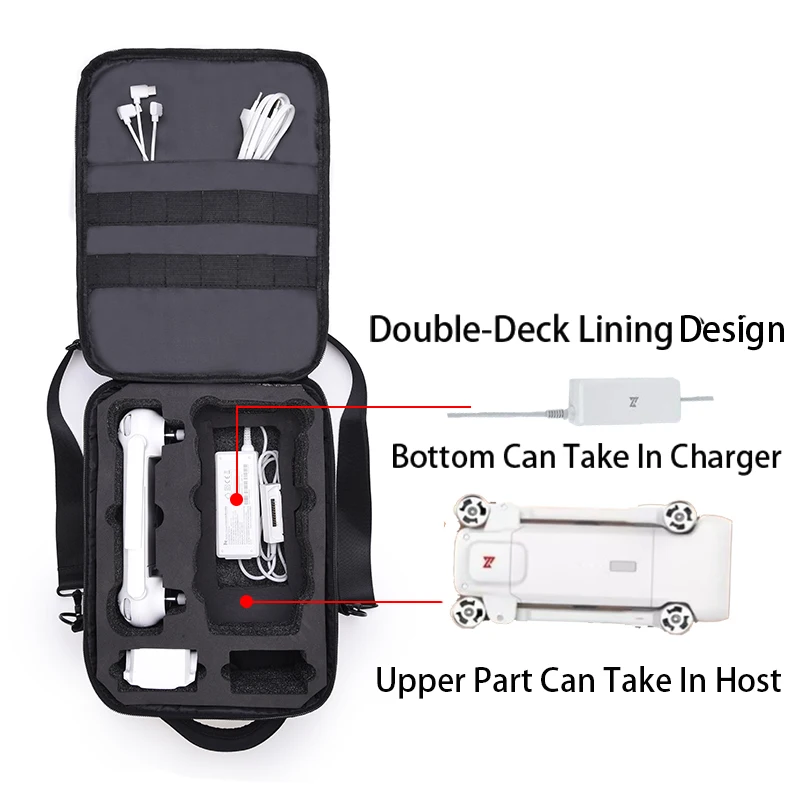 Portable Travel Waterproof Storage Case for Xiaomi FIMI X8 SE Drone RC Parts Drone Accessories HandBag Drone Accessories Drone Storage Case Drone Storage Bag
