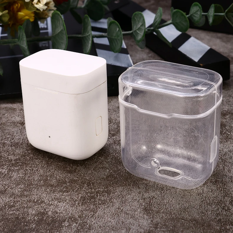 Прозрачный чехол для Xiao mi AirDots Pro, прозрачный силиконовый защитный чехол для Xiaomi mi Air, беспроводной чехол для наушников