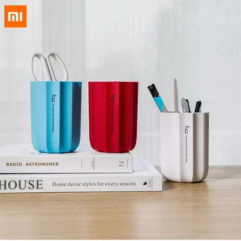 

Xiaomi Mijia Fizz Pen Container ​Simple Shape Rubber Stationery Storage Box Pens Holder For Gift Kids Business Office Home