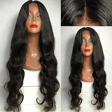 BM светильник, Зеленая волна воды, синтетический парик, 13*4, на кружеве, жаропрочные, волоконные волосы, натуральные волосы, Расставание для женщин, парики