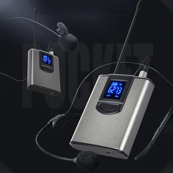 

Hiding Interview Portable Wireless Hands Free Lavalier Microphone Video Recording Studio Clip On Speech Lapel Presentations