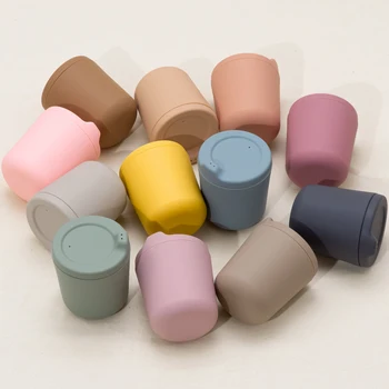 Newest Silicone Baby Drinking Cup Infant Feeding Liquid Leak-proof Cup Portable Children's Water Bottles Newborn Accessories