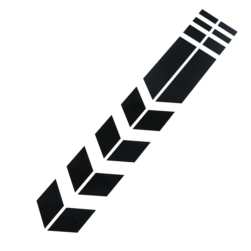 Black motorcycle sticker