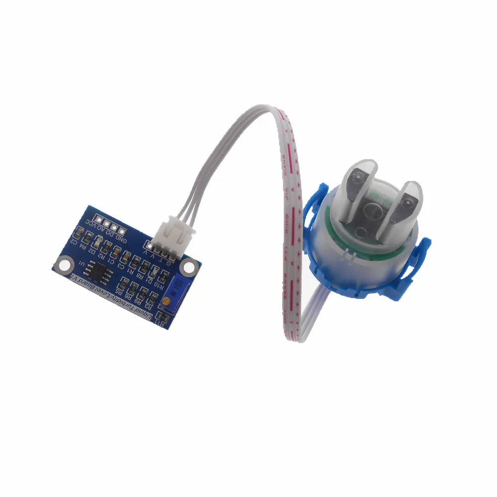 Turbidity sensor โมดูลคุณภาพน้ำระงับอนุภาควัดความขุ่นการตรวจจับ 51