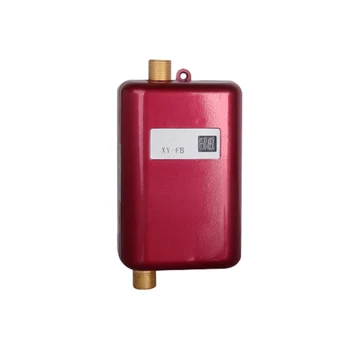 

Instant Electric Water Heater Tankless Stainless Steel Tap Hot Water Heating Kitchen Faucet with Temperature Display EU/US plu