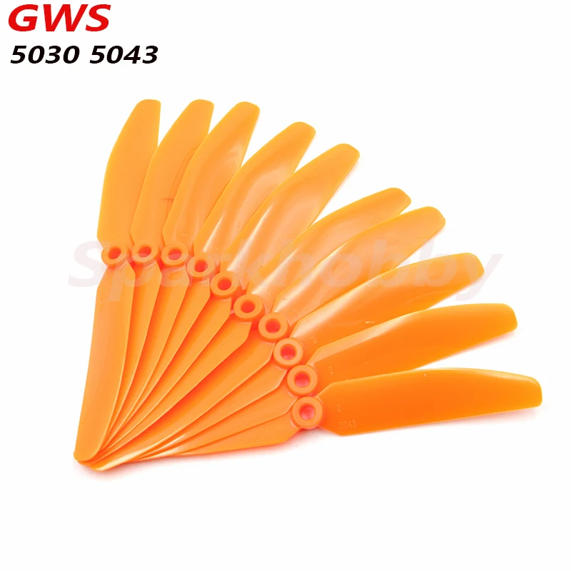 5 шт./лот оригинальный пропеллер GWS HD-5030 5043 8040 8060 9050 весло с прямым приводом 3 мм для