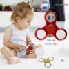 6colors Creative LED Light Luminous Fidget Spinner Changes Hand Spinner Golw in the Dark Stress Relief Toys For Kids 4