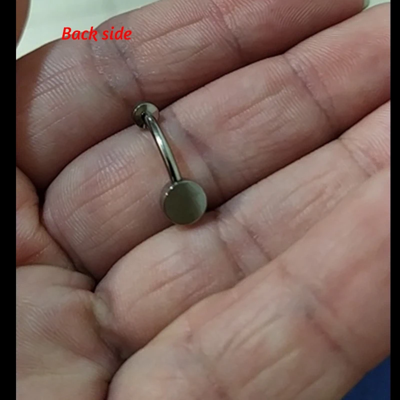 16G 3A CZ Gem for Belly Navel Piercing Ring Body Jewelry Implant Grade Titanium ASTM F136 Internal Thread Belly Button Ring - Image 6