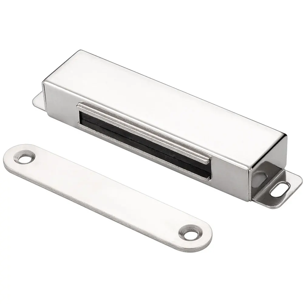 2Set Cupboard Closer Wardrobe Stainless Steel Heavy Duty Magnetic Kitchen Door Catches Furniture Cabinet Hardware Strong Latches