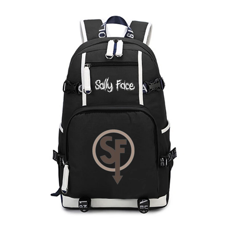 Sally Face рюкзак школьный Модный повседневный рюкзак для мальчиков и девочек Школьный рюкзак-сумка через плечо, для путешествий рюкзак для ноутбука