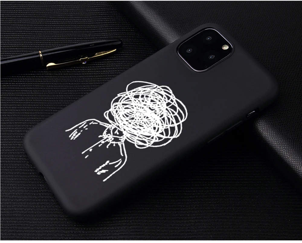 Мягкий силиконовый чехол для iPhone 11Pro 6 6s X 7 8 Plus 5S SE XS Max XR чехол для телефона