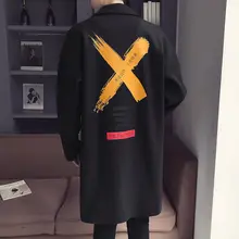 VERSMA, зимнее длинное меховое пальто с капюшоном, мужская куртка, пальто в Корейском стиле Харадзюку, винтажная готическая одежда, мужское длинное пальто, Прямая поставка