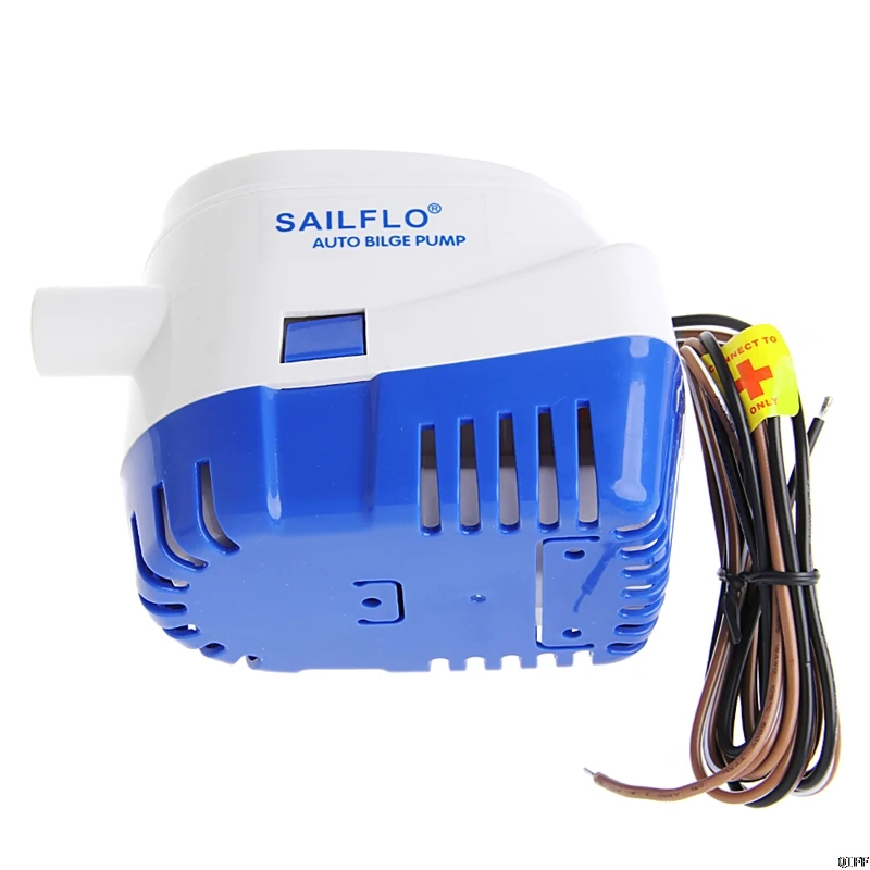 12V 1100 GPH Boat Bilge Pump Marine Submersible Water Pump With Float Switch