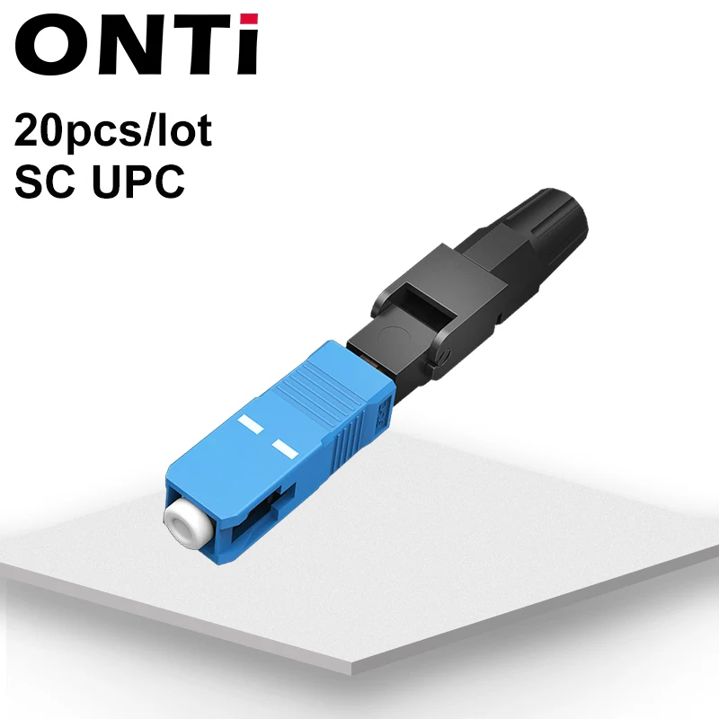 ONTi 200 шт. FTTH SC APC одиночный режим SC UPC Волоконно-оптический Быстрый разъем FTTH Волоконно-оптический Быстрый разъем SC волоконно-полевой узел - Цвет: 10pcs SC UPC