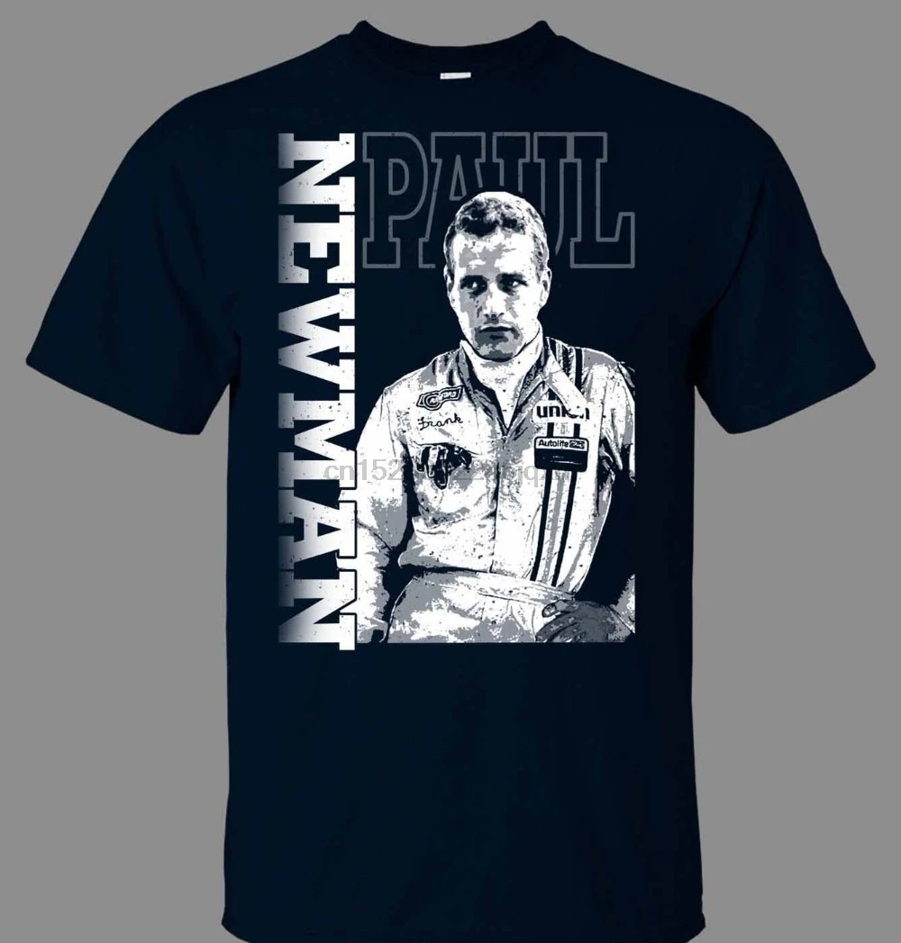 Пола Ньюмана футболка прямое подключение к 2019 Модная хлопковая с короткими