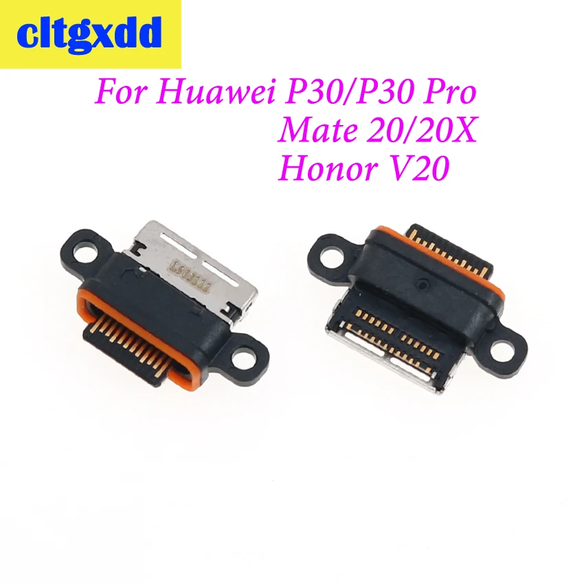 Cltgxdd 2 шт. USB разъем порт для huawei P30 P30pro mate 20/20X Honor V20 зарядки сокет данных|Шлейфы
