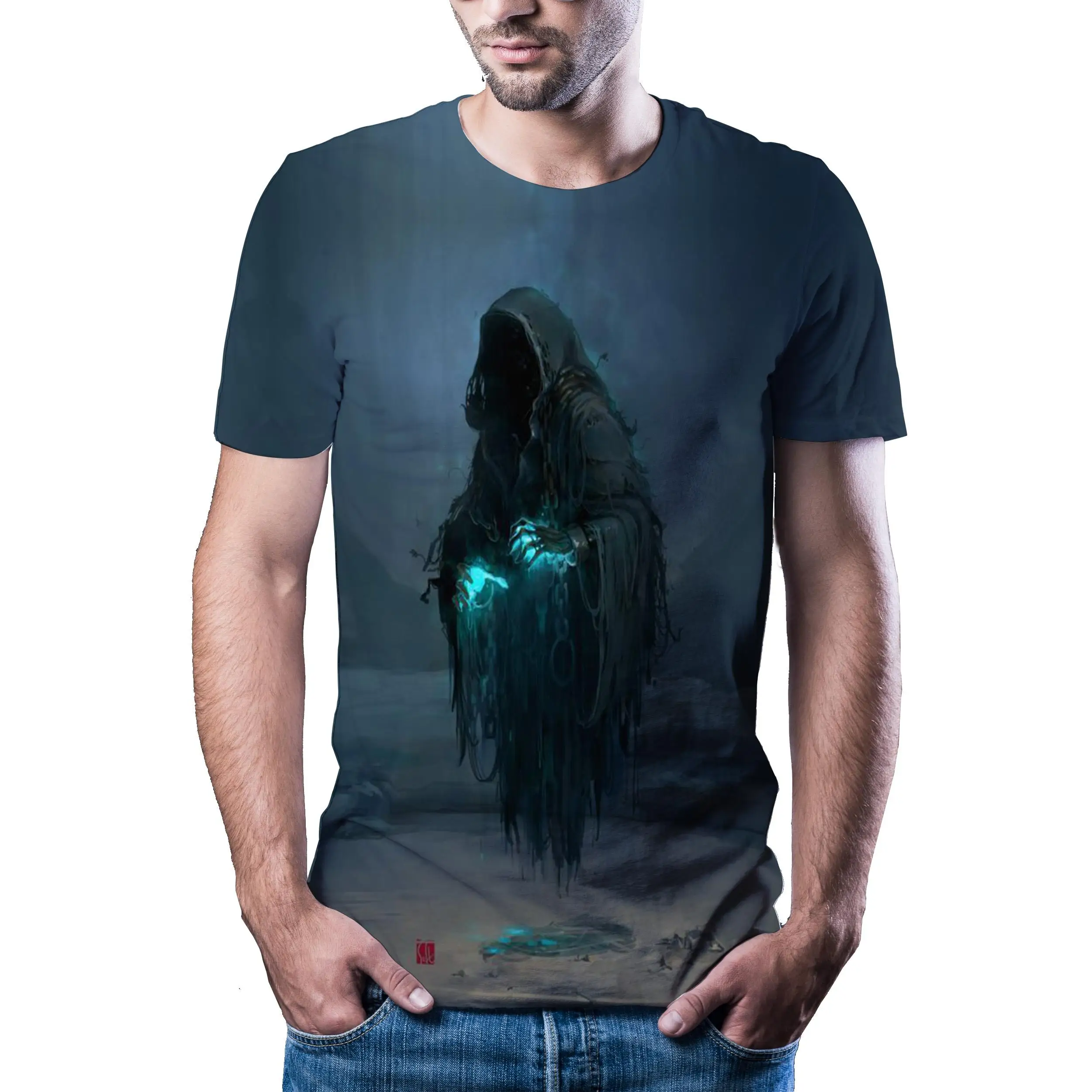 2020 kafatası 3D rahat erkekler ve kadınlar moda T-shirt komik korku kafatası 3D sokak animasyonu rahat erkekler ve kadınlar T-s