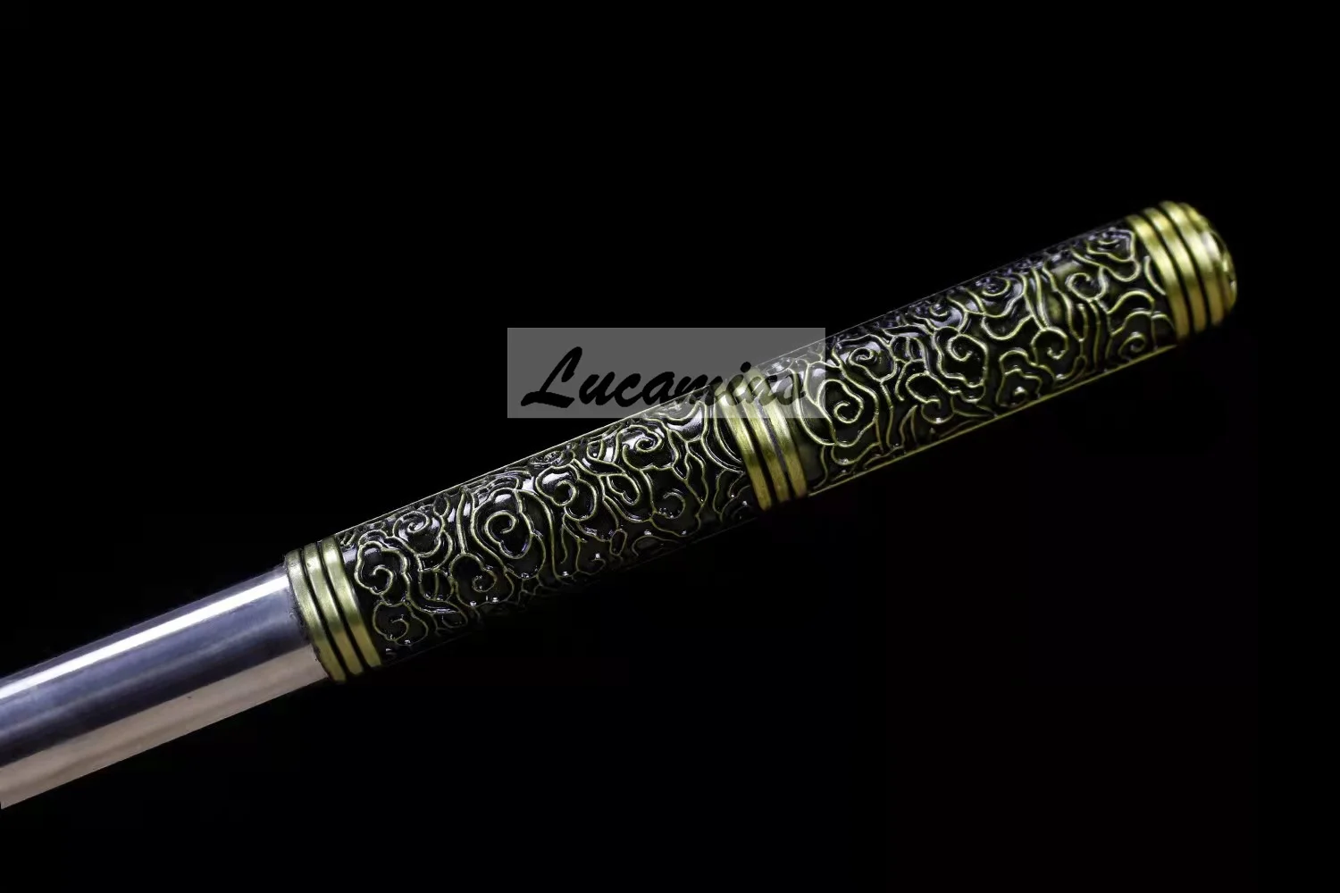 Kids Children Golden Cudgel Stainless Steel Monkey King Staffs SunWuKong Performance Sticks Journey to the West