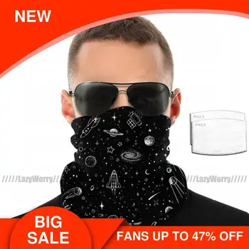 

Star Mouth Face Mask Space Facial Mask Polyester Beautiful with 2 Filters for Adult Mask