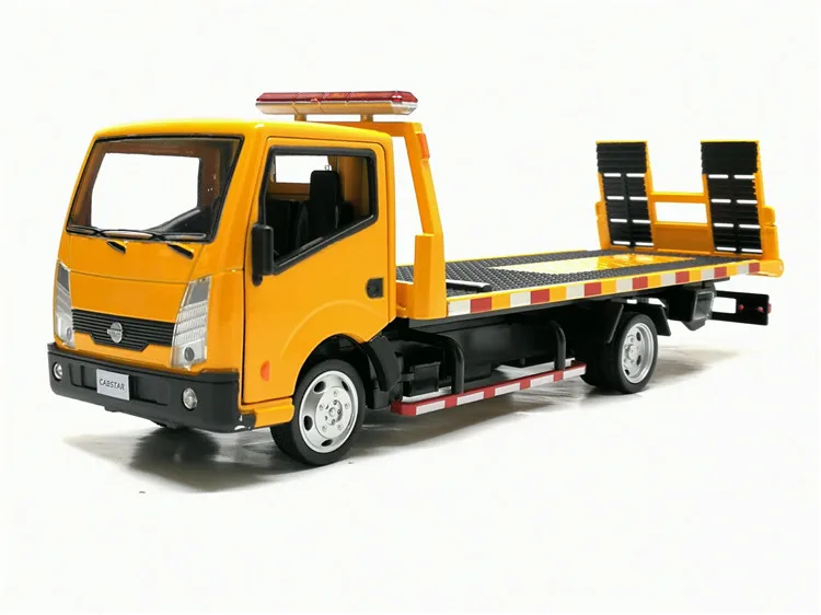 1:32 Масштаб трейлер автомобиль грузовик игрушки модели тракторов платформа сплав трейлер детские игрушки с новой коробкой