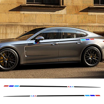 

2PCS Car Stickers For Audi A3 8P 8V A4 B8 A6 C6 Chevrolet Cruze Lacetti Spark Dacia Duster Logan Sandero Accessories Vinyl Decal