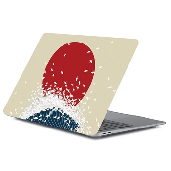 

Sun Sea Waves Pattern Laptop Case For Apple MacBook Pro Retina Air 12 13.3 15inch,for new Air/ Pro A1932 A2159 Cover shell