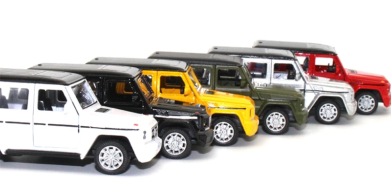 1: 64 Benz G500 модель автомобиля SUV детские игрушки металлический материал Коллекция украшения игрушки модель автомобиля