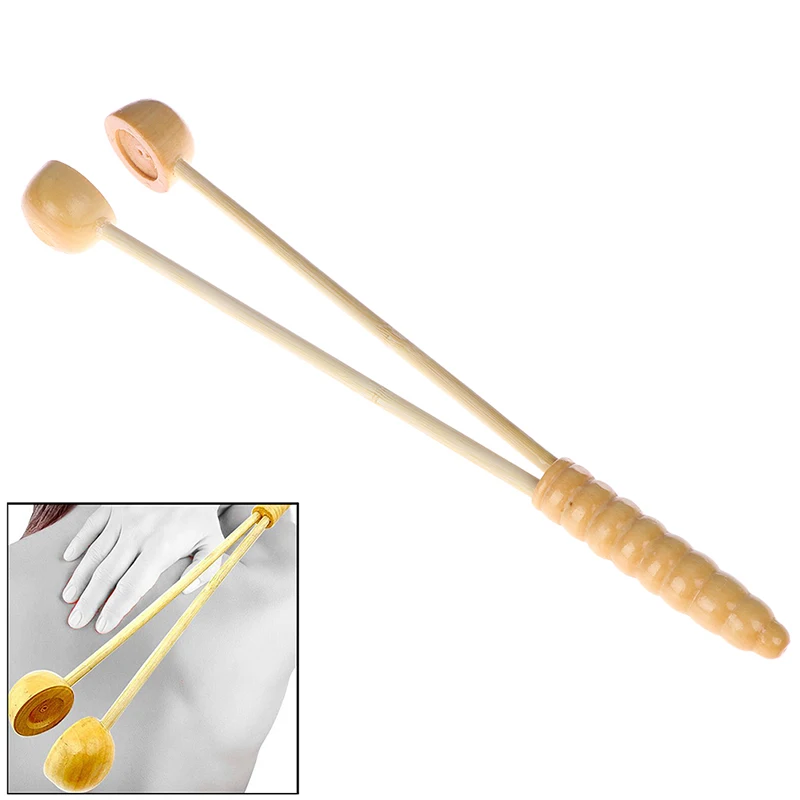 Portable Massage Hammer Bamboo Health Care Knock Back Neck Waist Leg Relax Home Hammer Massage Stick