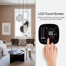 Программируемый термостат Wifi термостат с сенсорным ЖК-дисплеем Еженедельный энергосберегающий умный контроллер температуры инструмент