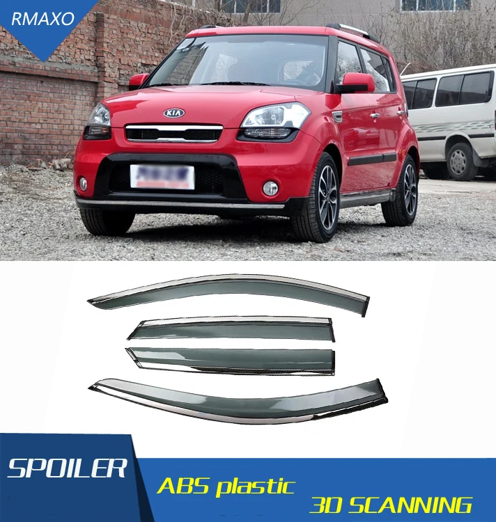 Для Kia Sorento 2010-2013 окно козырек Vent Оттенки Защита от солнца Дождь Отражатель