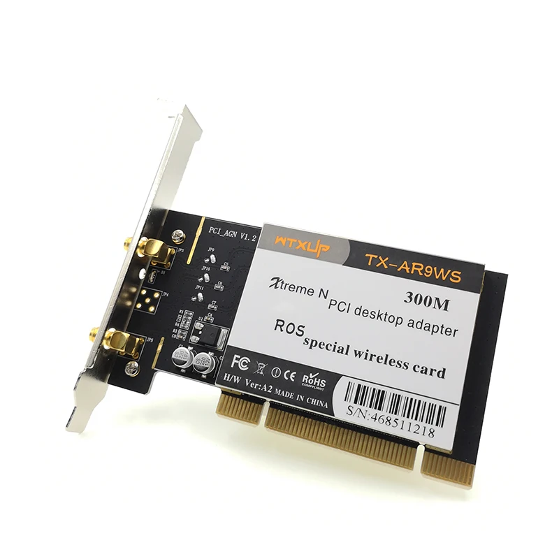 Wi Fi адаптер Atheros AR9220 802.11a/b/g/n 2 4 ГГц/5 ГГц 300 Мбит/с PCI беспроводная сетевая карта для