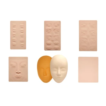 

Tattoo Practice Skin Silicone Fake Skin microblading Permanent Makeup Lip Eyebrow A Variety of Style Tattoo supplies