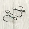 New High Quality 5pcs/box New Design 4xStrengthen Steel Alloy Sharp Lure Treble Hook 6-14#Fishing Tackle Hook Fishing Box ► Photo 3/6