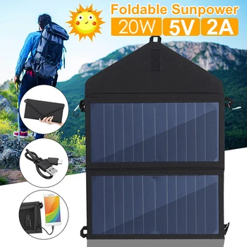 

Portable Solar Panel for Smartphone Portable DIY Battery Cell Charger Module 5V 2A USB Output Folding Solar Cells Charger