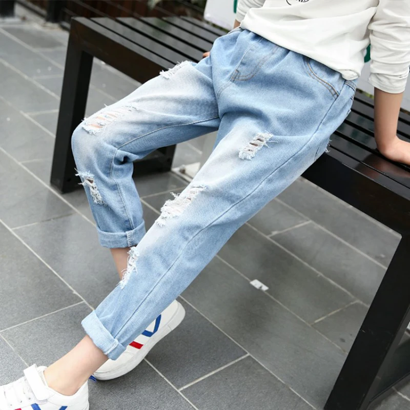 little girl boyfriend jeans