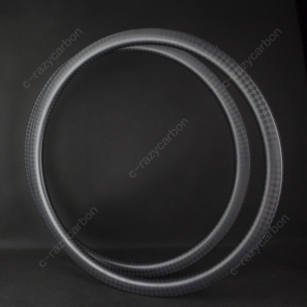 

Promotion! 12k Road Disc Brake Rims Hoop U Shape 45mm Carbon Road Bicycle 700C Carbon Bike Rims Road Disc Brake