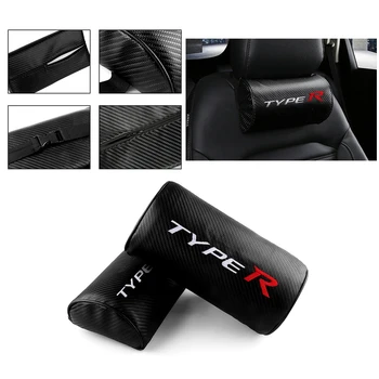 

1Pcs Car Headrest Support Rest Travelling Car Comfortable Neck Pillow For Honda Type R Civic City Accord Crv Jazz Hrv Fit TypeR