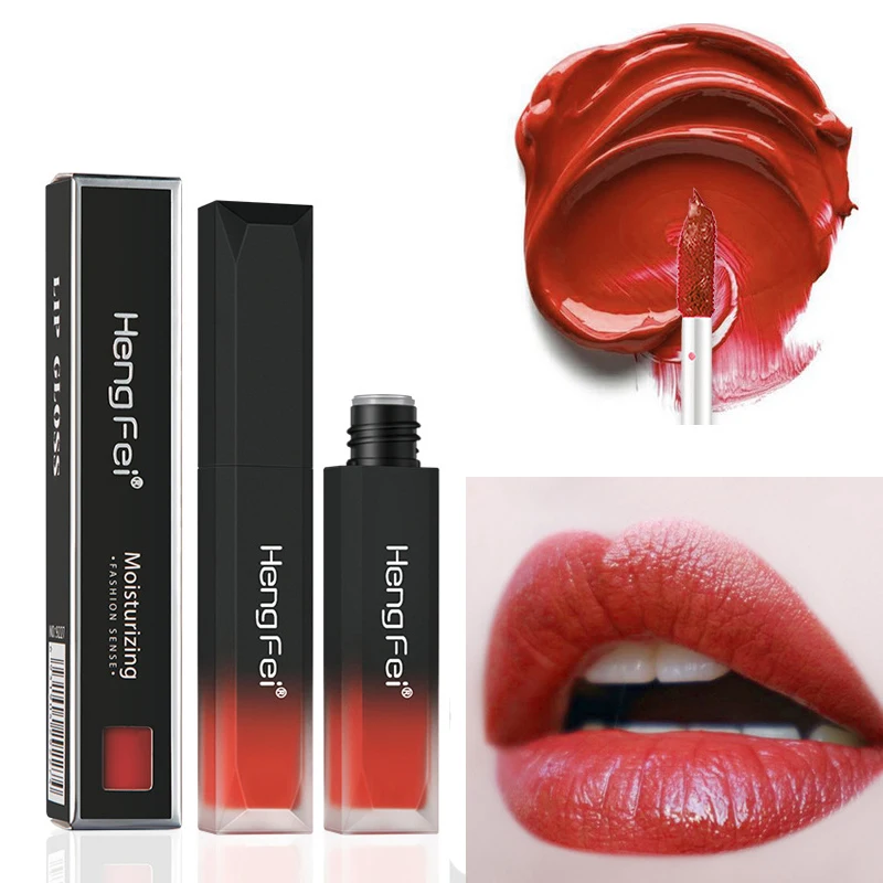 

Professional Matte Liquid Lipstick Waterproof Moisturizer Smooth Lip Stick Long-lasting Lip Tint Cosmetic Lips Makeup Cosmetics