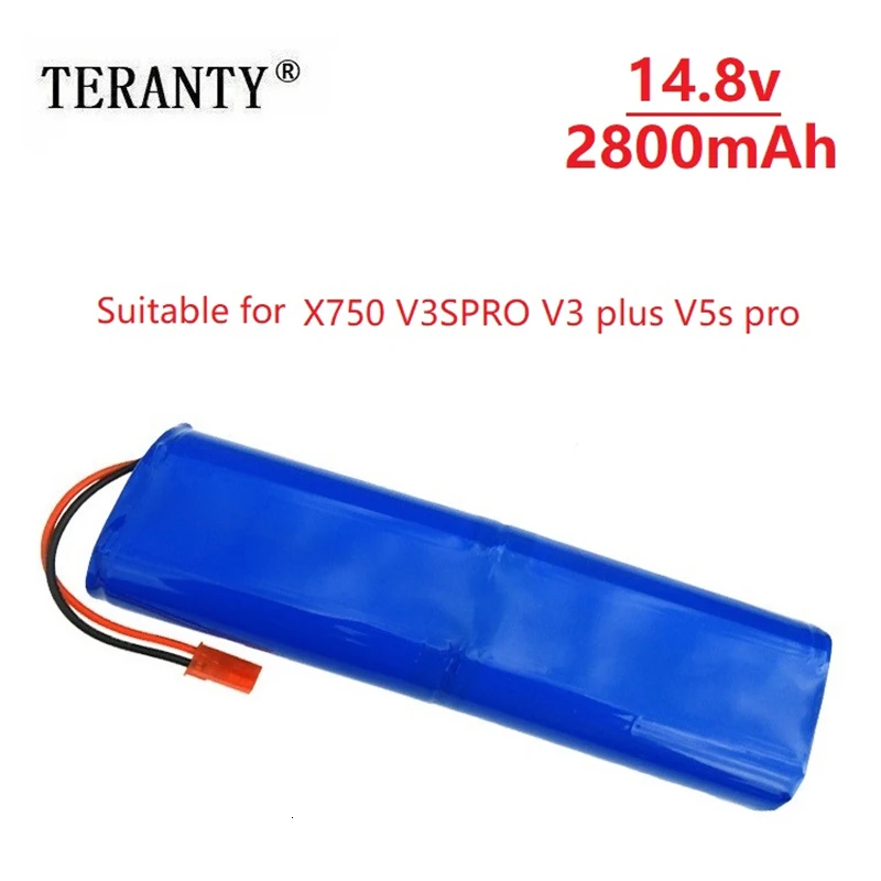 Batteria Al Litio 14,8V 2600mAh Per Aspirapolvere Robot ILIFE – Compatibile Con V3s Pro, V50, V8s, V80 Max, B5 Max, S5 Pro, X750 – Leggera E Sicura